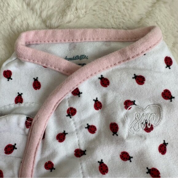 SwaddleMe | Ladybug Original Swaddle | Size Small/Medium, 0-3 Months - Picture 3 of 9